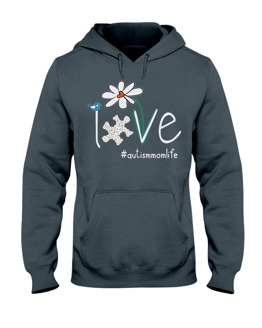 A Big Piece Of My Heart Has Autism - Autism Awareness T-shirt and Hoodie 0921