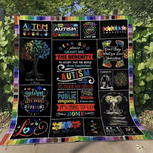 Autism Don'T Judge What You Don'T Understand - Autism Awareness Quilt 0921