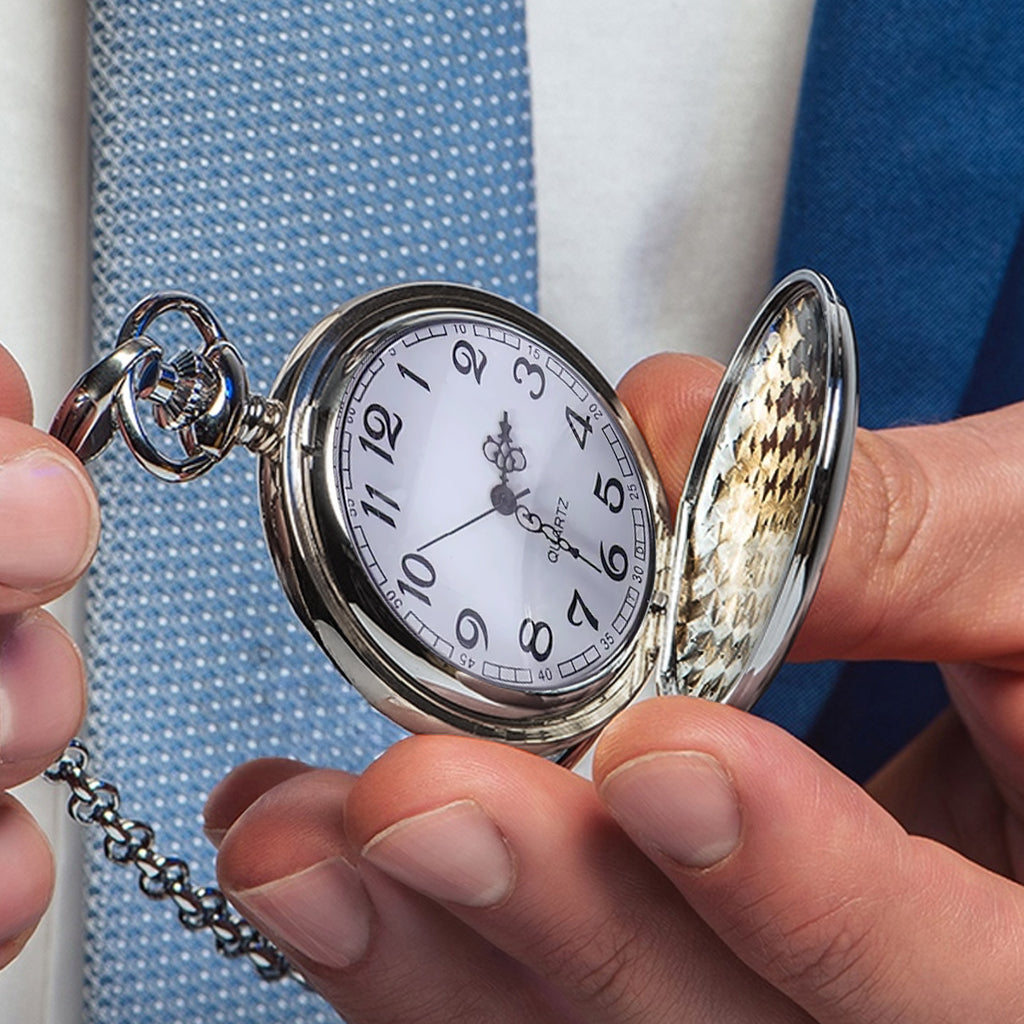 Forget Father's Day We Love You Every Day - Personalized Father Pocket Watch