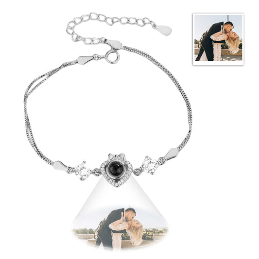 Personalized Bow Heart Charm
