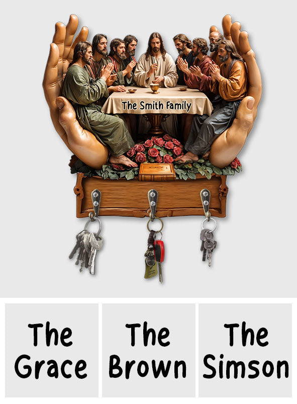Believer - Personalized Christian Custom Shaped Key Rack