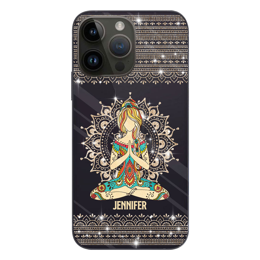 Let That S Go - Personalized Yoga Clear Phone Case