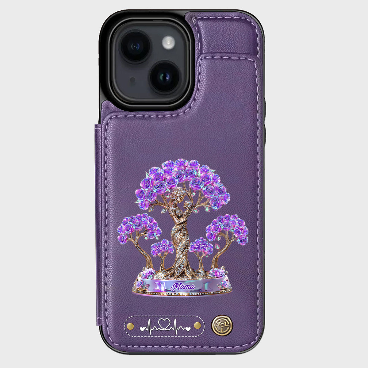 Best Mom Ever - Personalized Mother Wallet Phone Case
