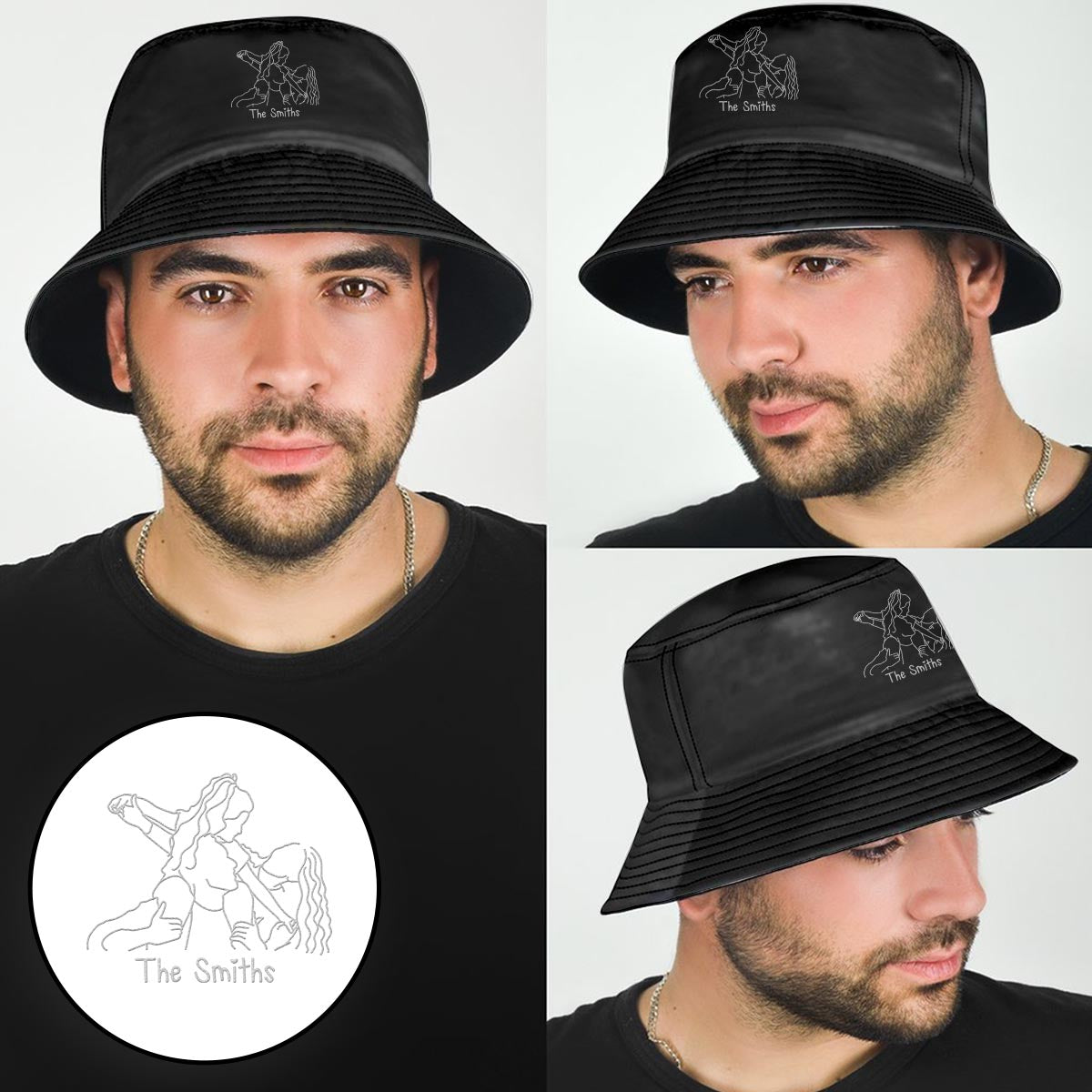 Custom Photo - Personalized Family Embroidered Bucket Hat