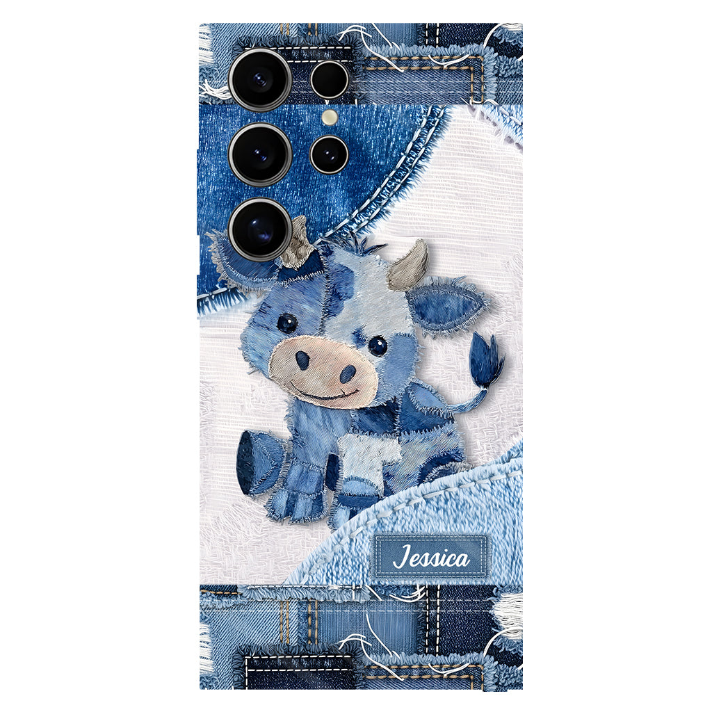 Cute Highland Cow - Personalized Highland Cow Full Print Phone Case