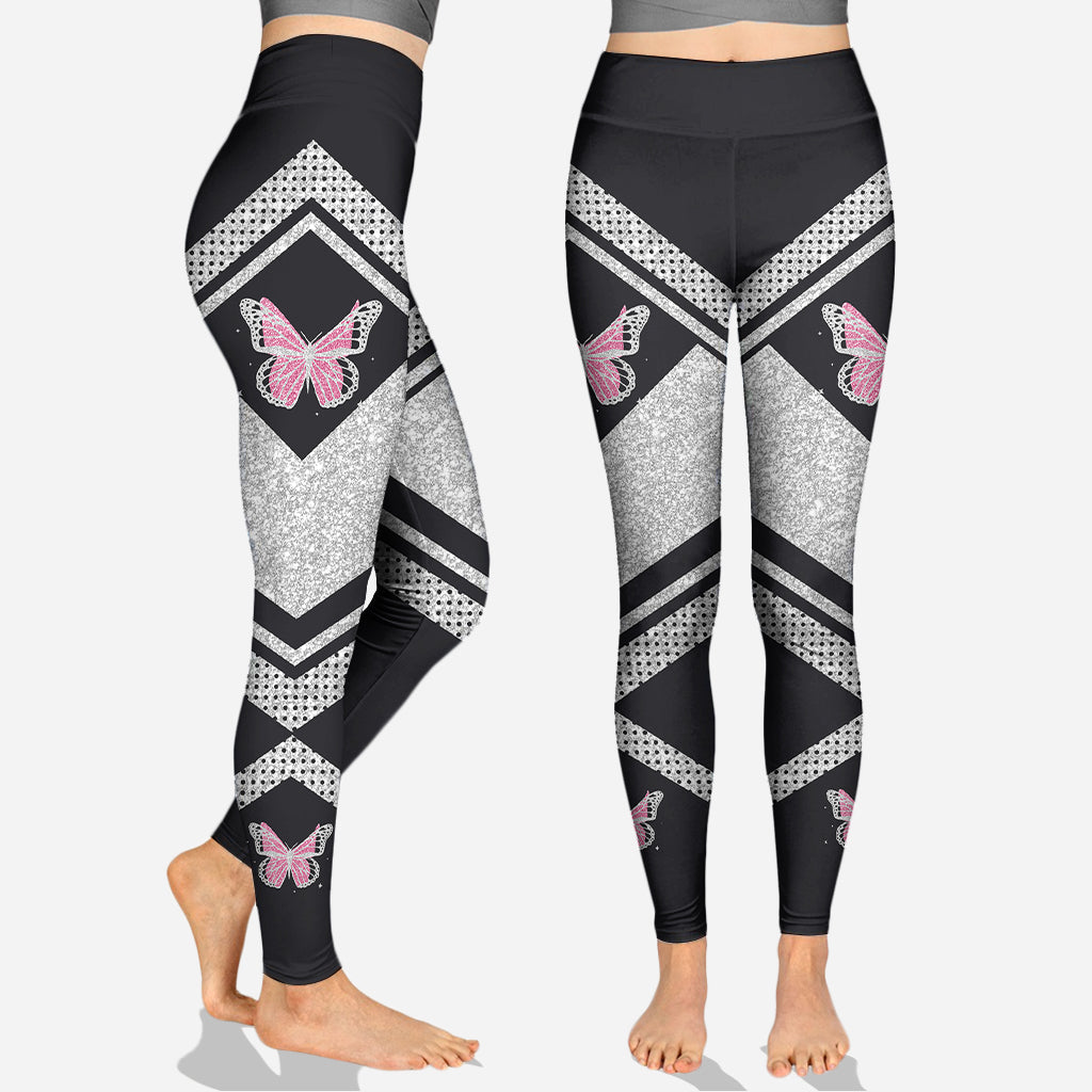 Be Yourself - Personalized Butterfly Hoodie and Leggings