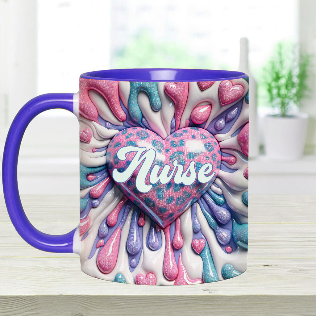 I Love My Job - Personalized Colleague Accent Mug