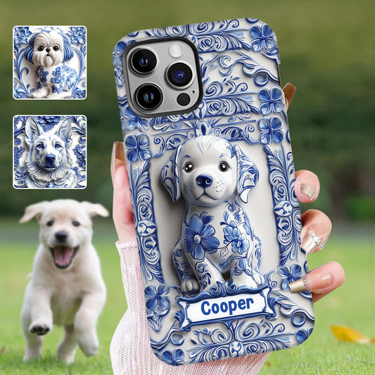 Cute Labrador Retriever - Personalized Dog Full Print Phone Case