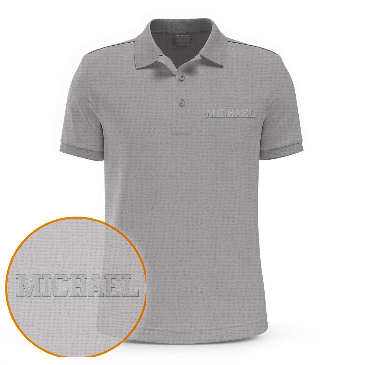 Custom Name - Personalized Father Embroidered Polo Shirt