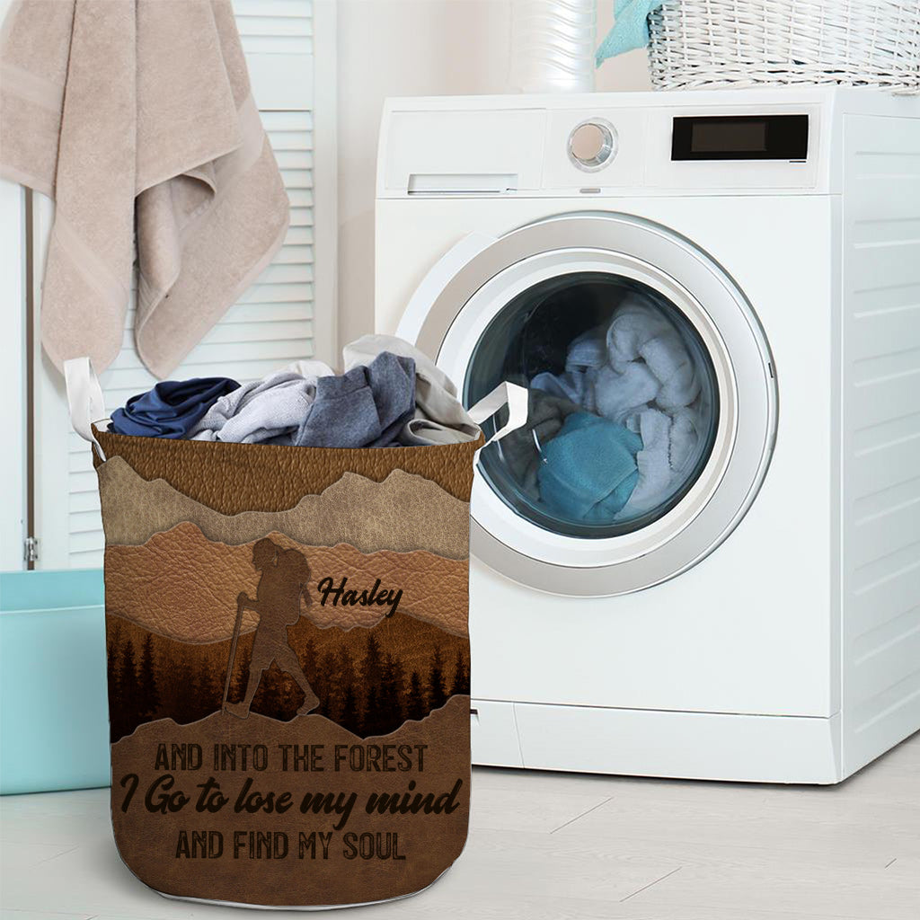 And Into The Forest I Go - Personalized Hiking Storage Basket