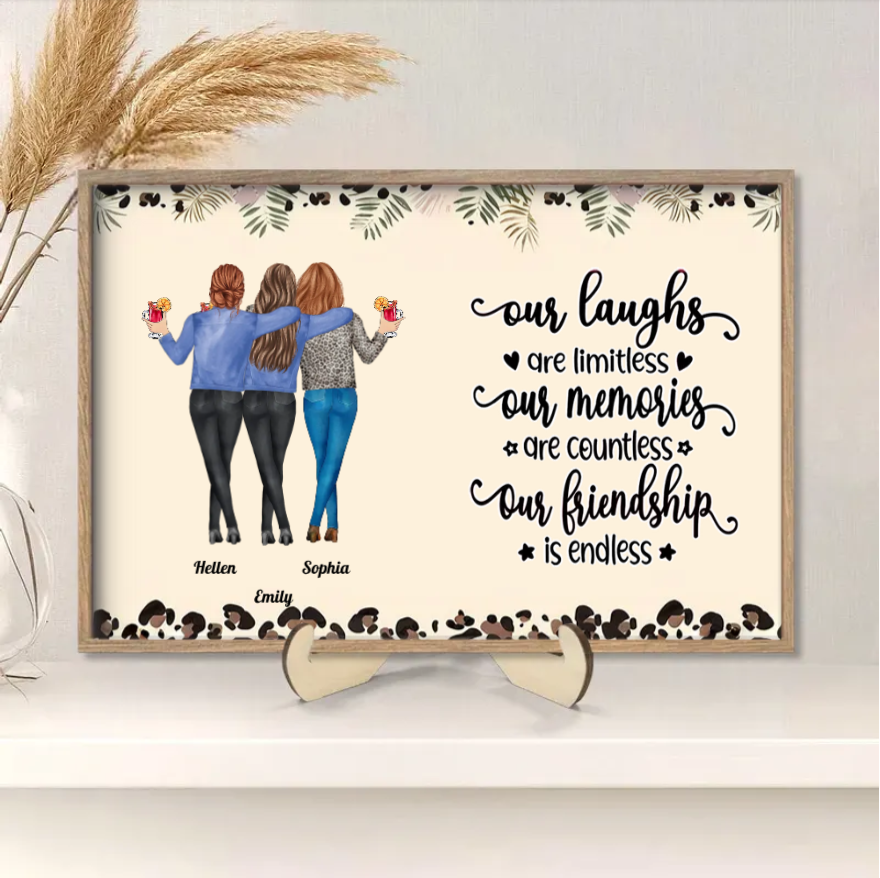 Personalized Sister & Brother Plaque or Cup or Keychain or Ornament, Endless Friendship, Priceless Memories,Custom Gift for Birthday, Christmas, Thanksgiving