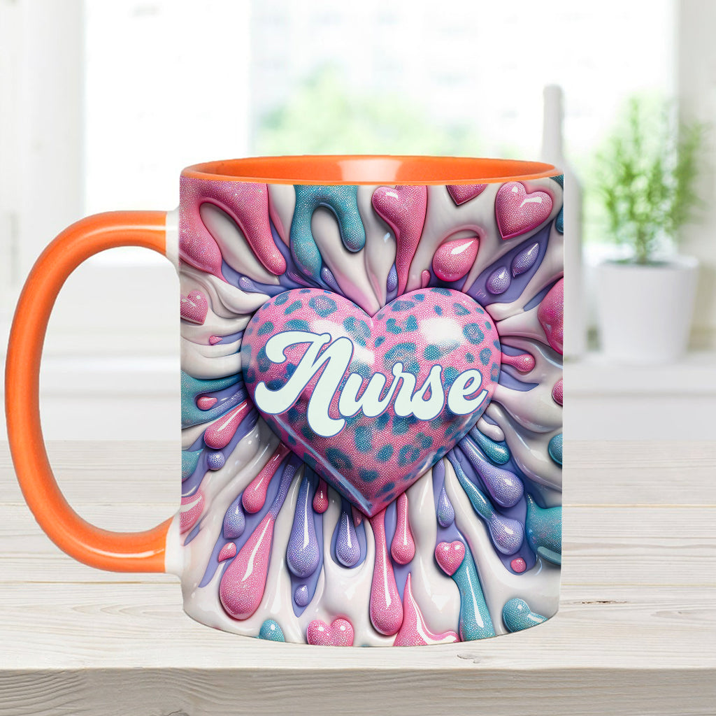I Love My Job - Personalized Colleague Accent Mug