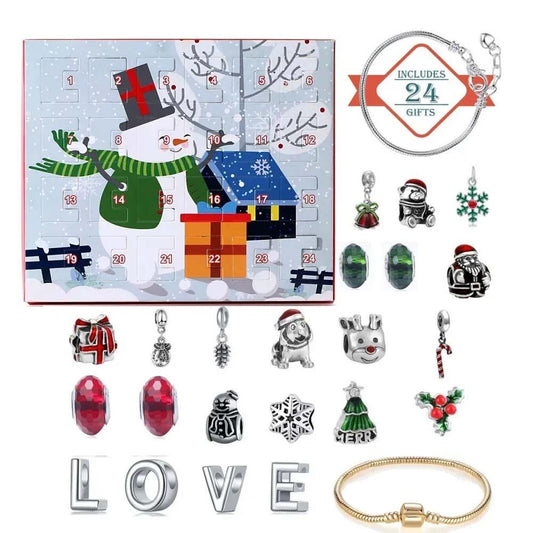 Merry Christmas - Christmas Calendar Countdown Surprise Charm Box