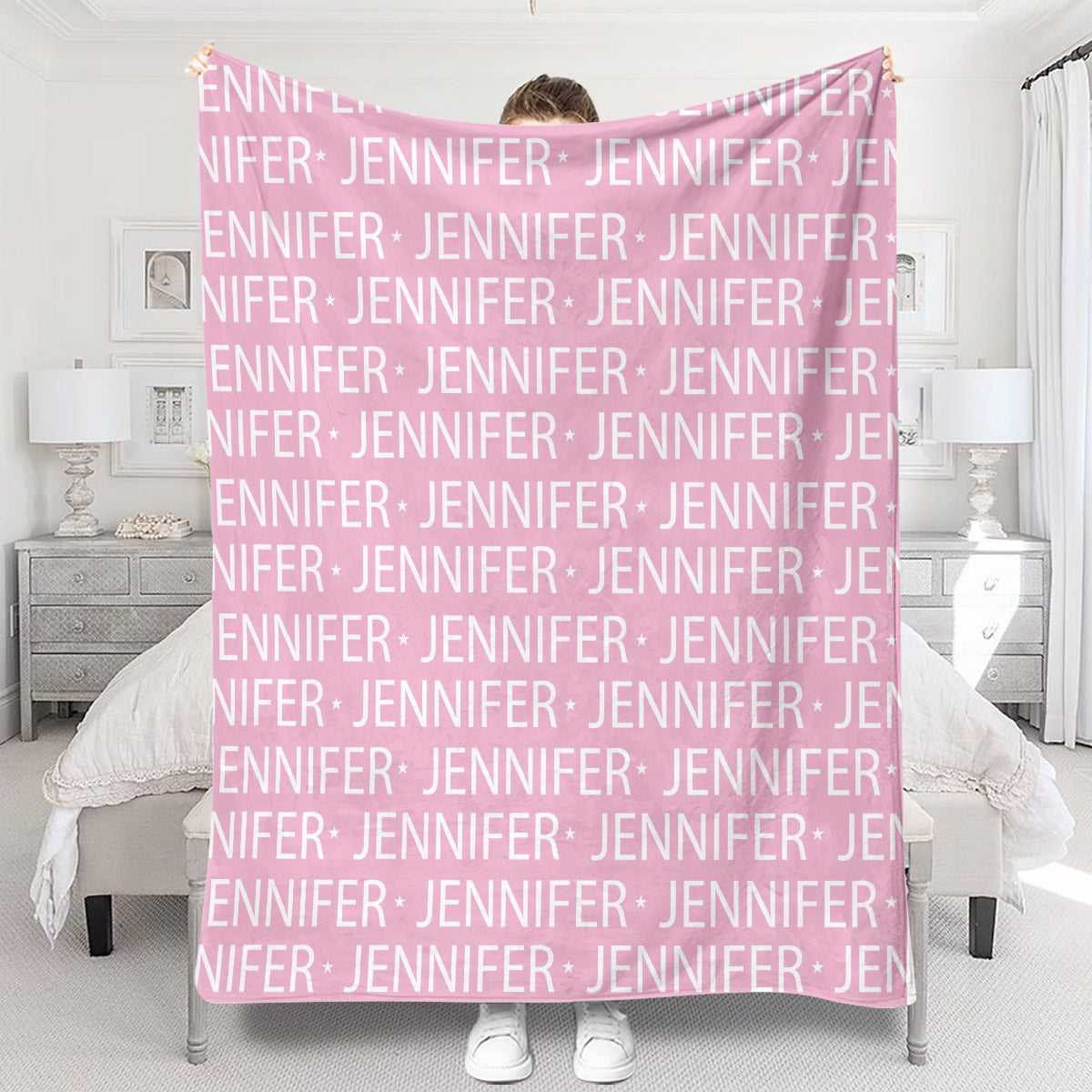 Custom Name Pattern - Personalized Grandma Blanket