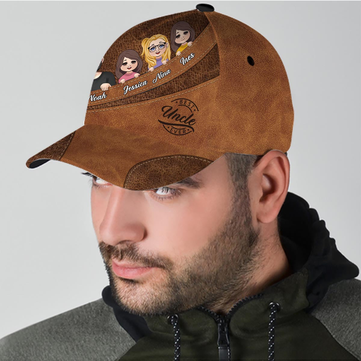 Best Dad Ever - Gift for dad, grandma, grandpa, mom, uncle, aunt - Personalized Classic Cap