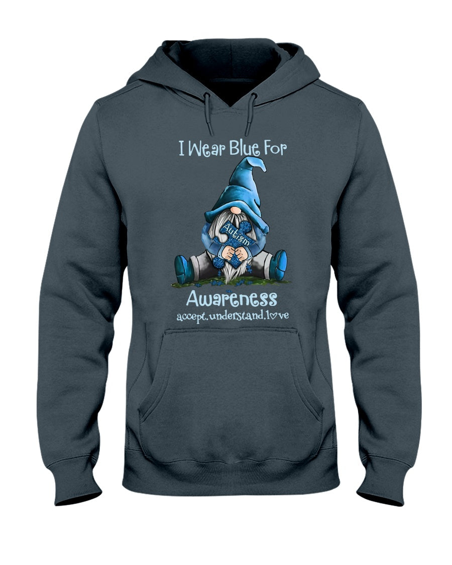I Wear Blue For Autism Awareness - T-shirt and Hoodie 0921