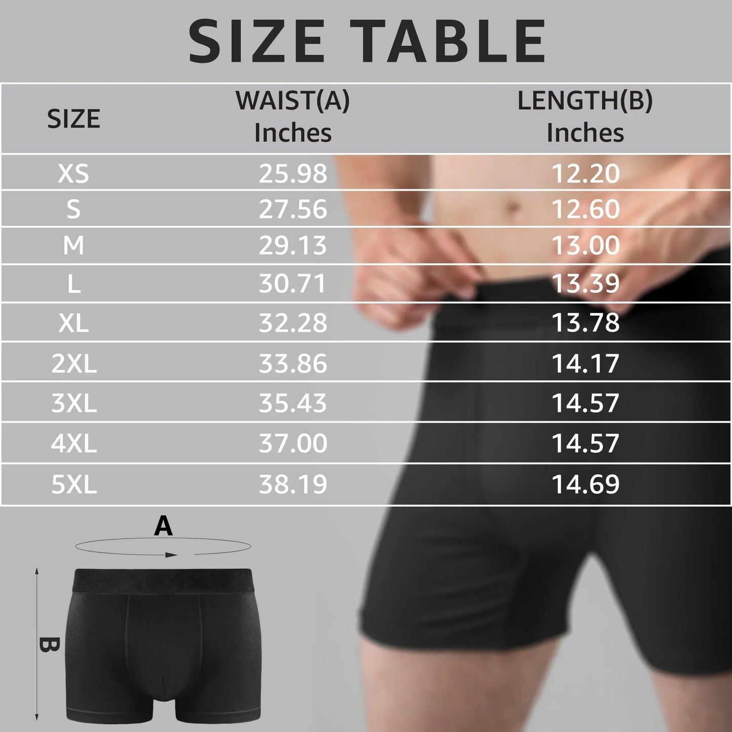 I Promise To Always Be By Your Side Quote Personalized Men's Boxer Briefs - Playful Couple Gift for Date Nights
