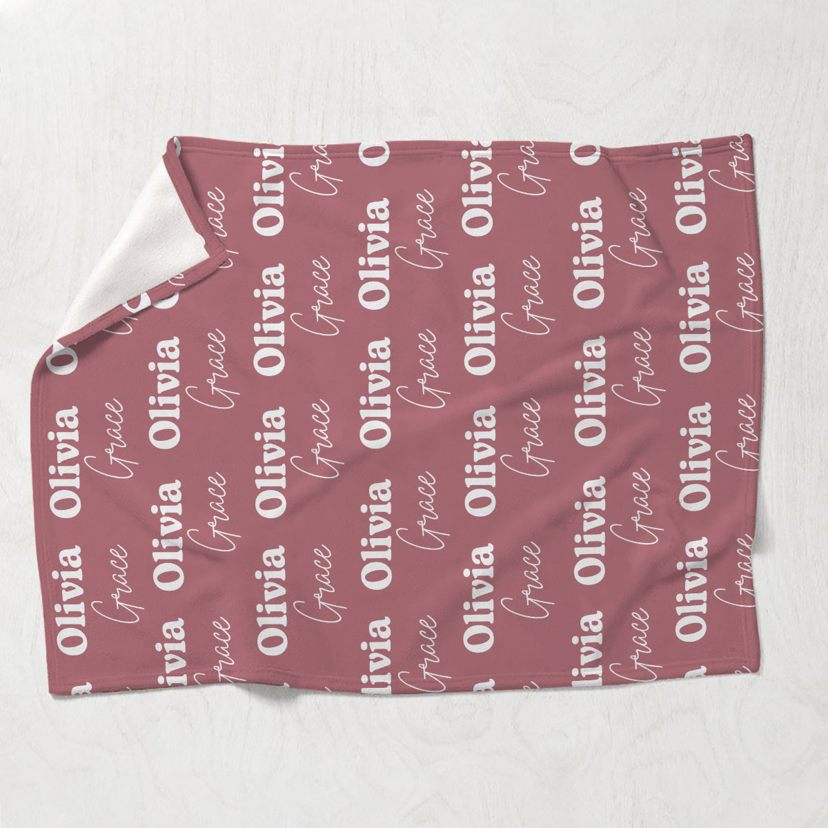 Custom Name Pattern - Personalized Step Mom Blanket