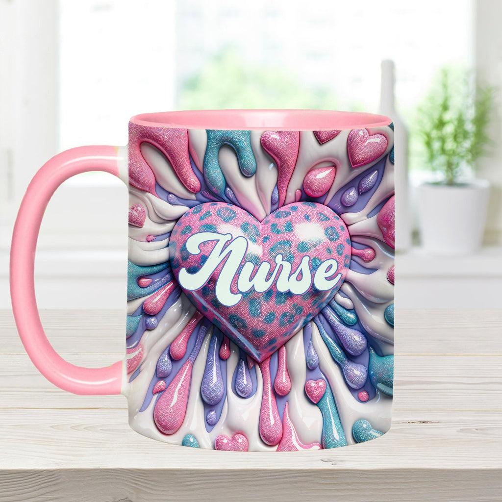 I Love My Job - Personalized Colleague Accent Mug