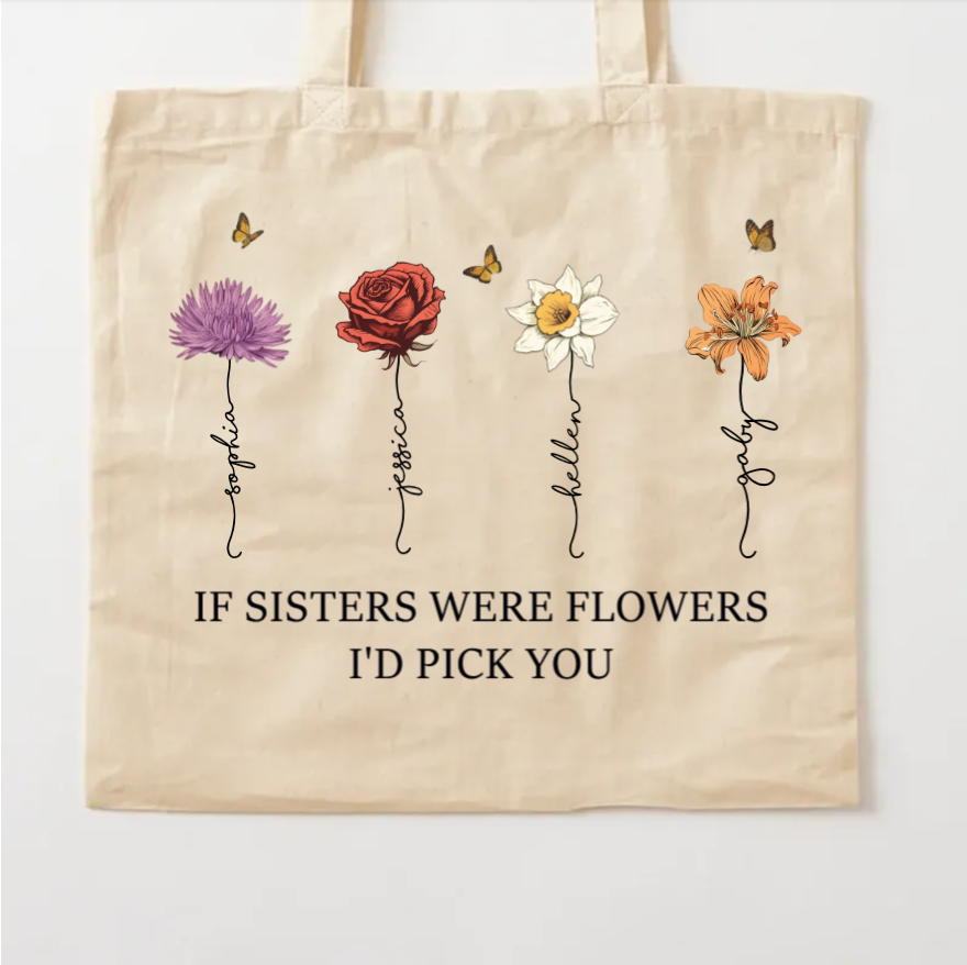 If Friends Were Flowers I'd Pick You - Personalized Cup or Poster or Ornament or Jewelry Dish or Plaque or Keychain
