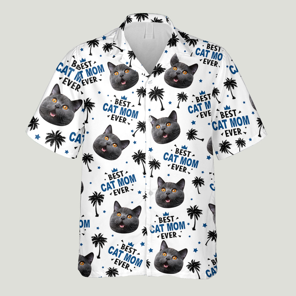 Best Fur Mama, Fur Daddy Ever - Personalized Cat Hawaiian Shirt