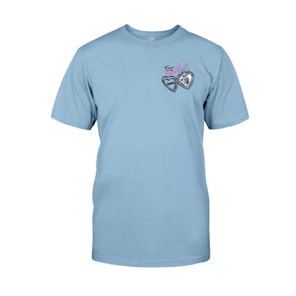 Forever In My Heart - Personalized Memorial T-shirt And Hoodie