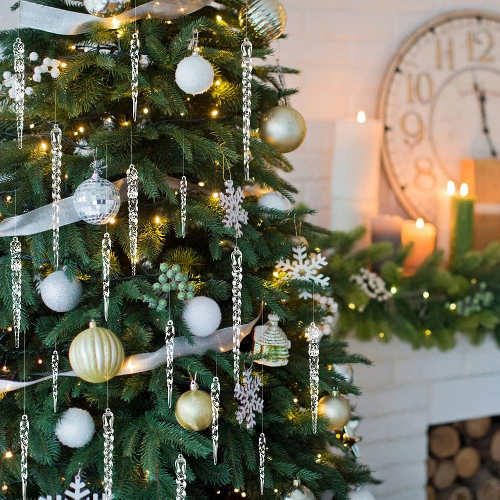 Glass Icicle Ornament