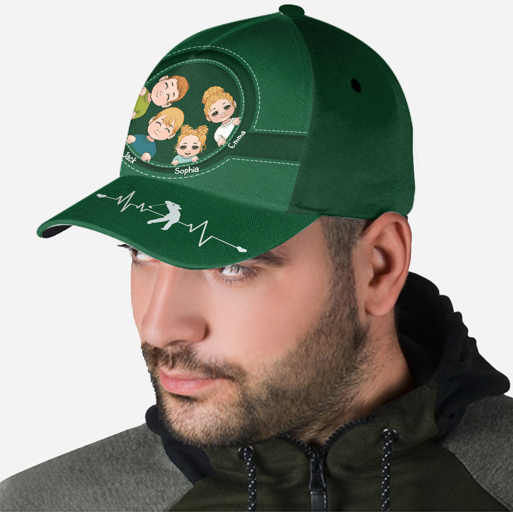 Best Dad By Par Golf Papa - Personalized Father Classic Cap