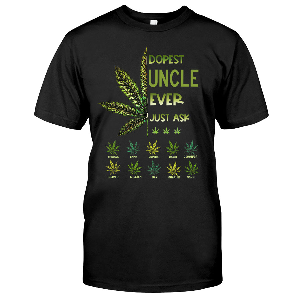 Dopest Dad Ever - Gift for dad, grandma, grandpa, mom, uncle, aunt, brother, sister - Personalized T-shirt And Hoodie