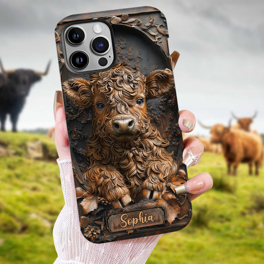 Baby Cow - Personalized Full Print Phone Case