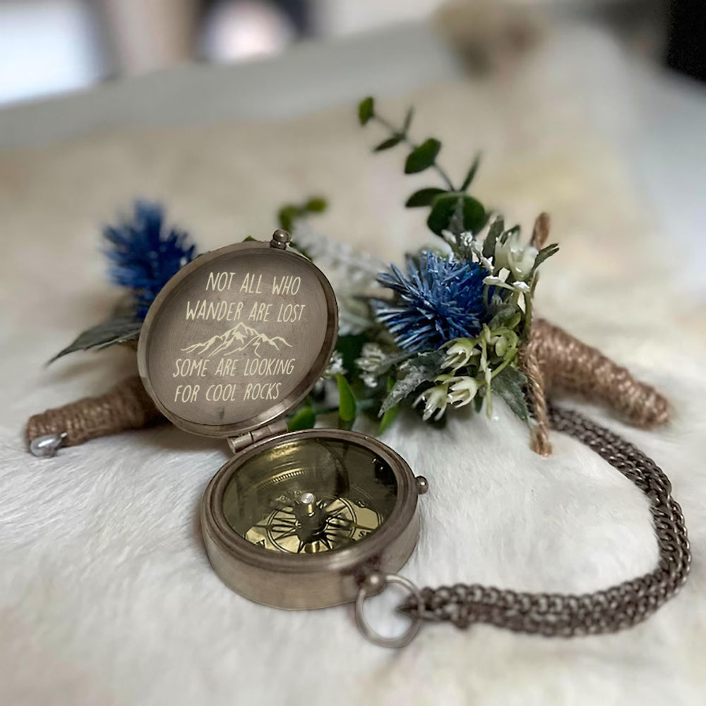 Adventure Is Out There - Personalized Hiking Compass