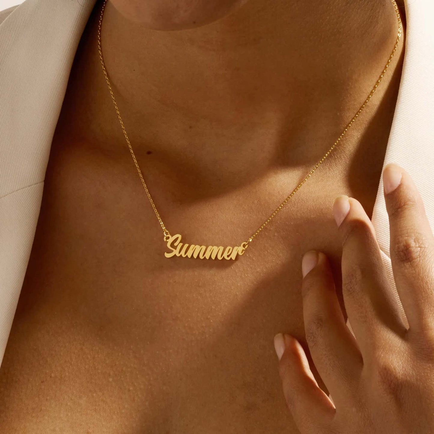 Custom Name - Personalized Kid Name Necklace