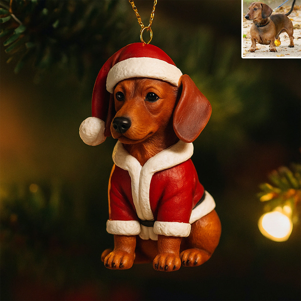 Furry And Bright - Personalized Dog Custom Made 3D Minifigure Ornament