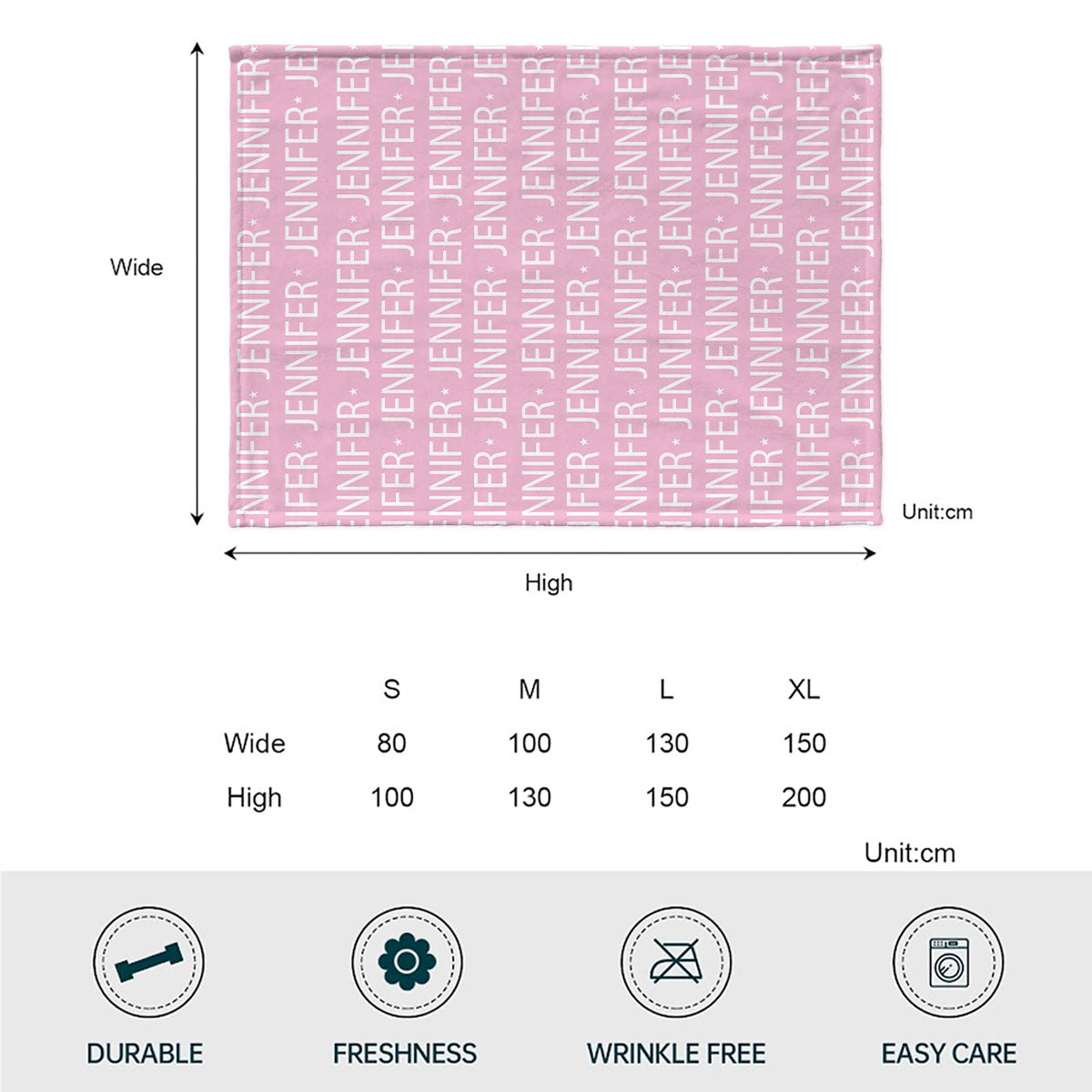 Custom Name Pattern - Personalized Aunt Blanket