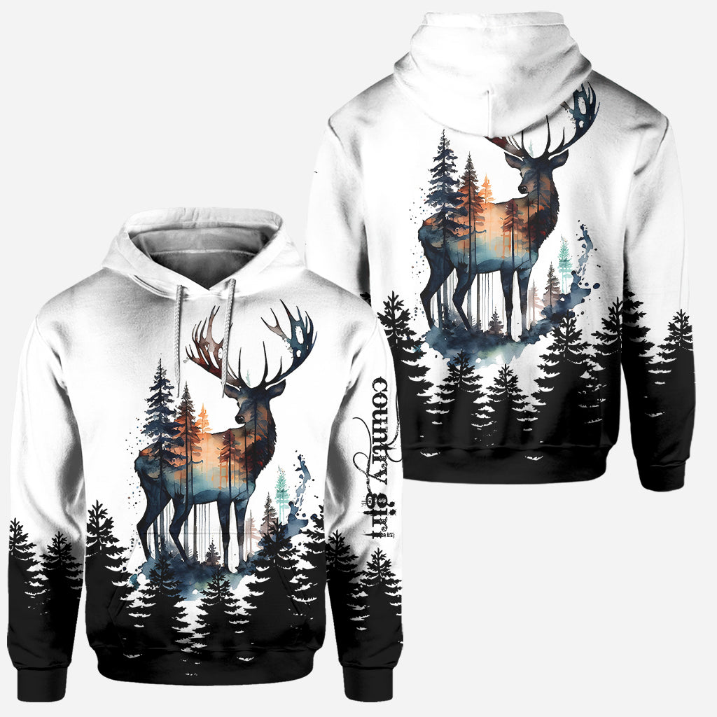 Country Girl - Personalized Hunting Hoodie and Leggings