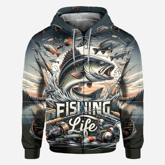 Fishing Life - Fishing All Over Shirt