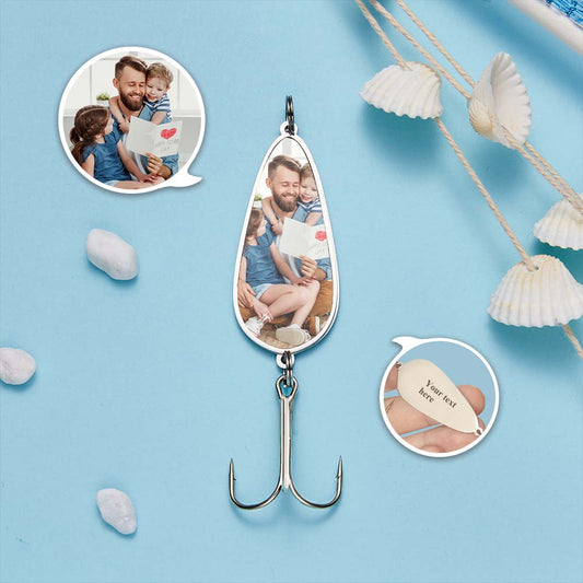 We Hooked The Best Dad - Personalized Fishing Hook Hanging Ornament