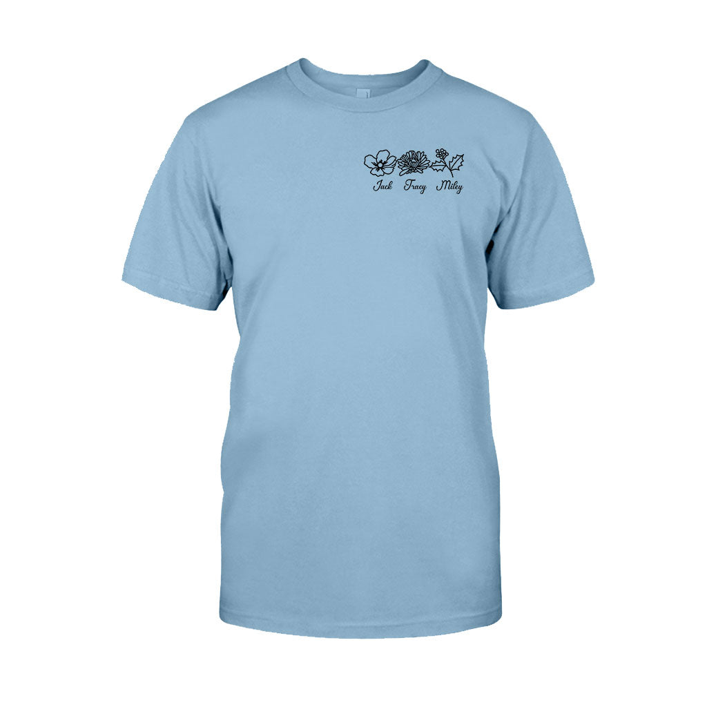 Birthday Flower - Personalized Mother's Day Mother T-shirt and Hoodie