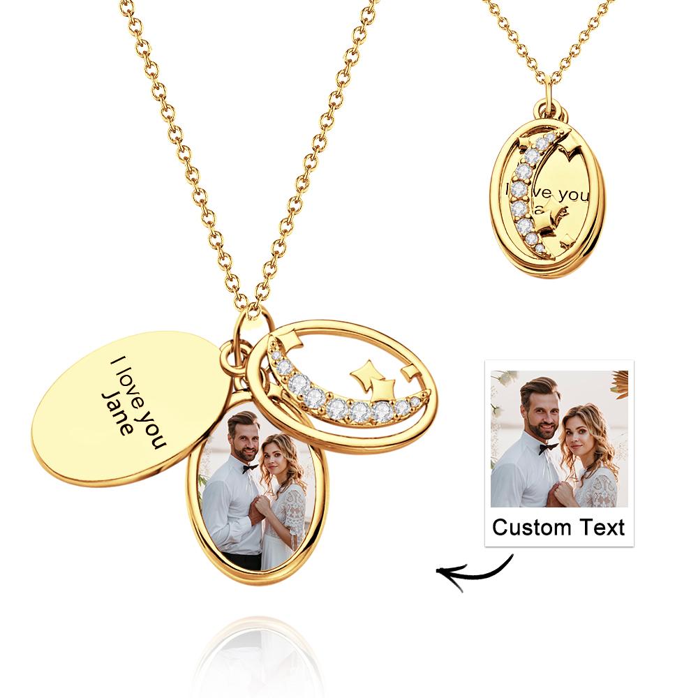 Personalized Engraved Multi-layer Star Rhinestone