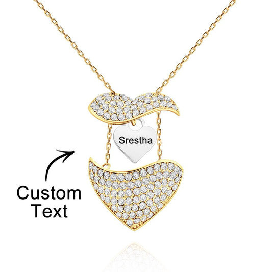 Personalized Engraved Openable Message Necklace