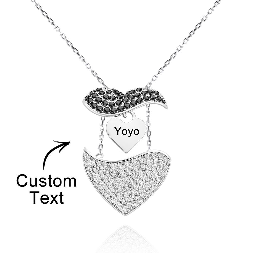 Personalized Engraved Openable Message Necklace