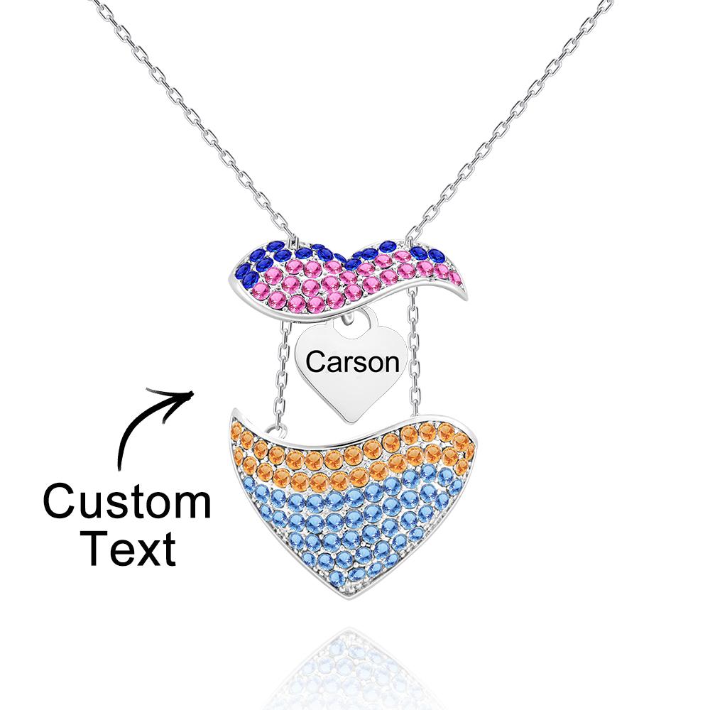 Personalized Engraved Openable Message Necklace