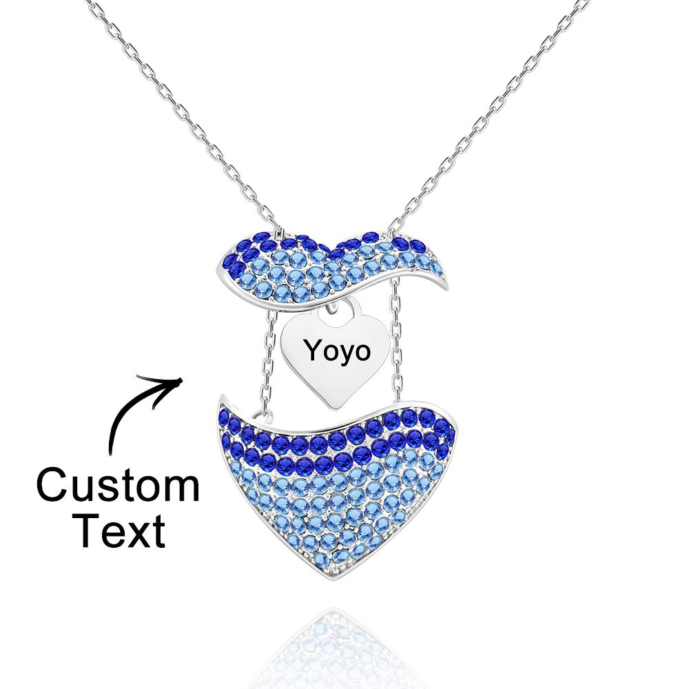 Personalized Engraved Openable Message Necklace