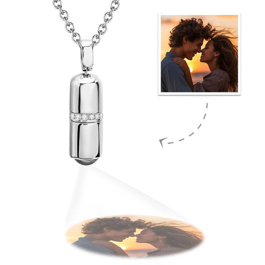Personalized Creative Pill Projection Charm