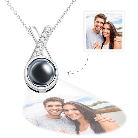 Unique Photo Projection Charm - gift for anyone, who lost a loved one - Personalized Unique Photo Projection Charm