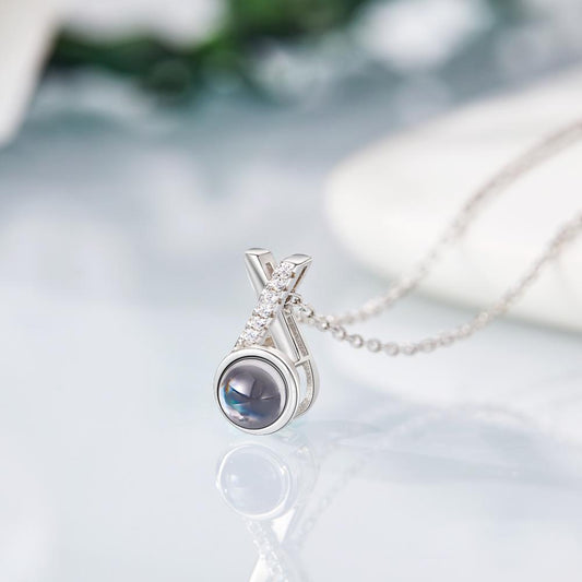 Unique Photo Projection Charm - gift for anyone, who lost a loved one - Personalized Unique Photo Projection Charm