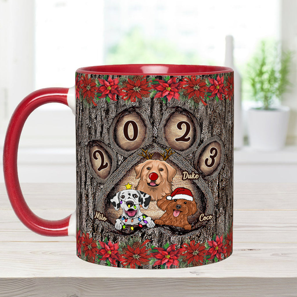 Dog Mom - Personalized Dog Accent Mug