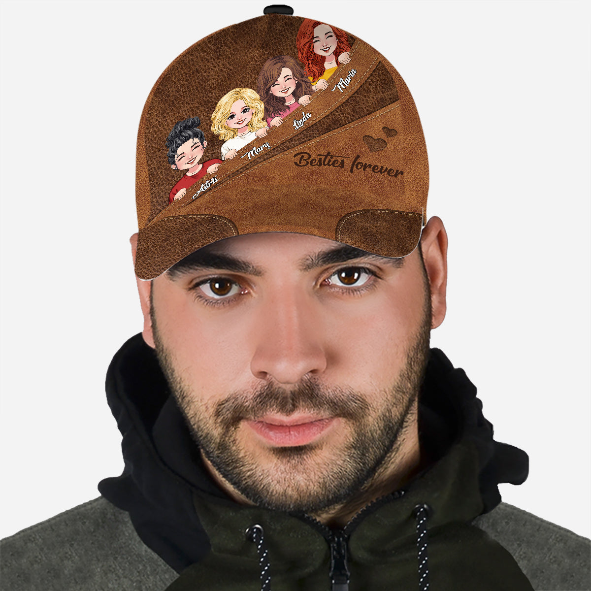 Besties Forever - Personalized Bestie Classic Cap