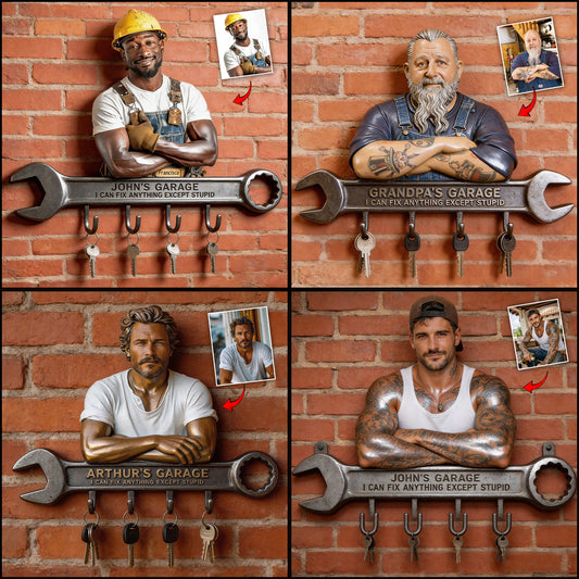 Can Fix Anything Rack - Personalized Mechanic Custom Shaped Hanging Rack
