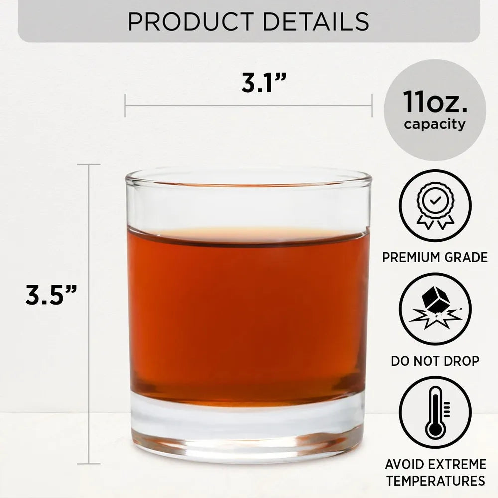 Once A Brother Always A Brother Whiskey Glass, Personalized - Meaningful Long-Distance Gift For Brothers